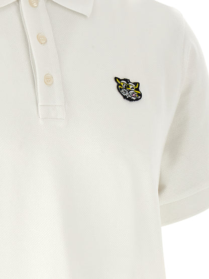 White Cotton Polo Shirt