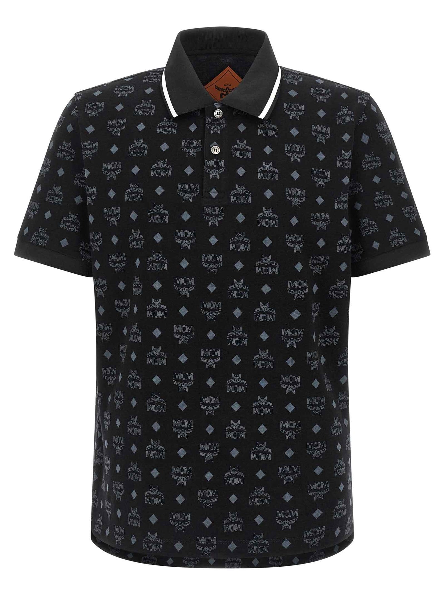 Black Cotton Polo Shirt