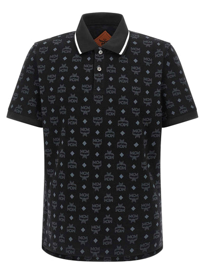 Black Cotton Polo Shirt