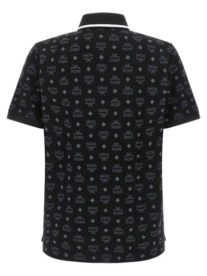 Black Cotton Polo Shirt