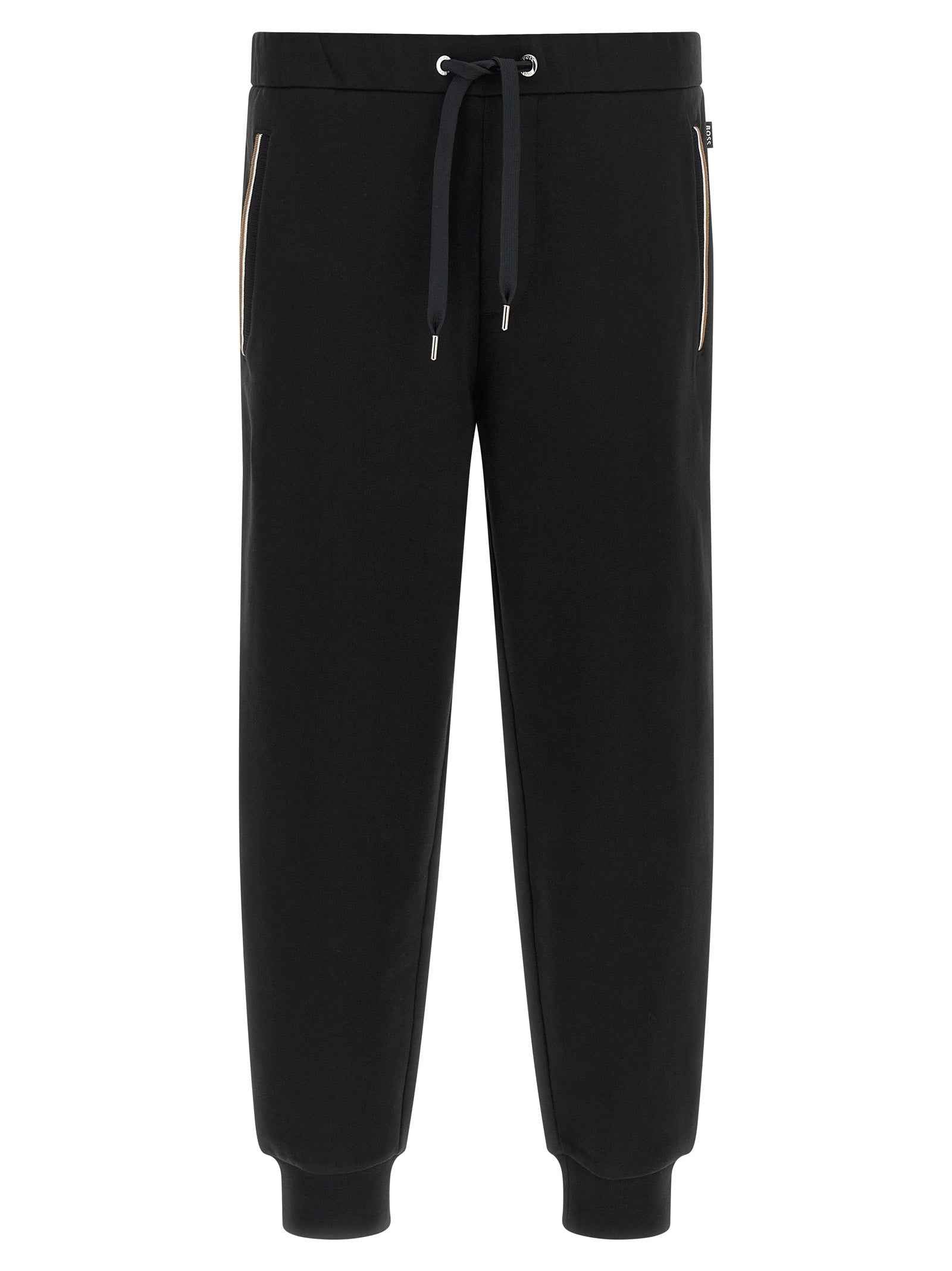 Black Cotton Joggers (Workout Pants)