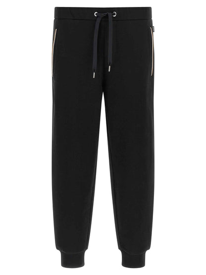 Black Cotton Joggers (Workout Pants)