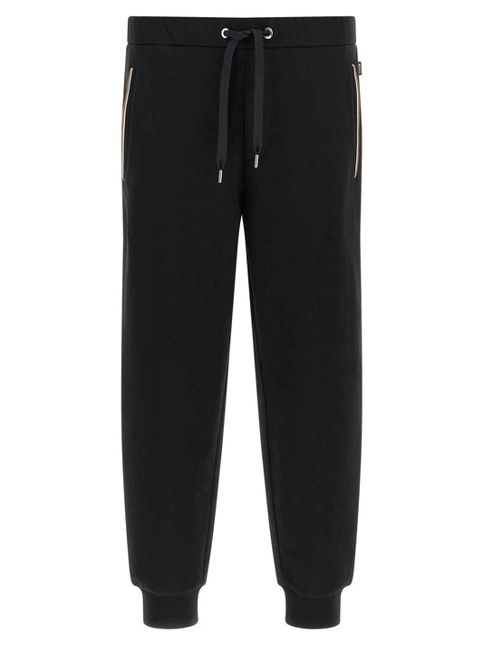 Black Cotton Joggers (Workout Pants)