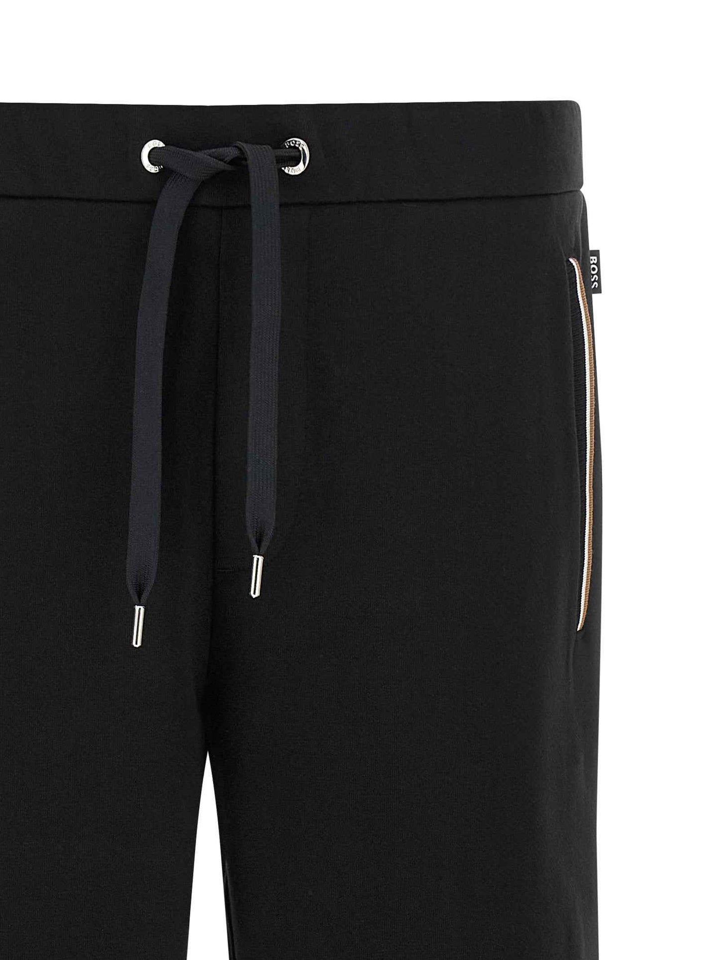 Black Cotton Joggers (Workout Pants)
