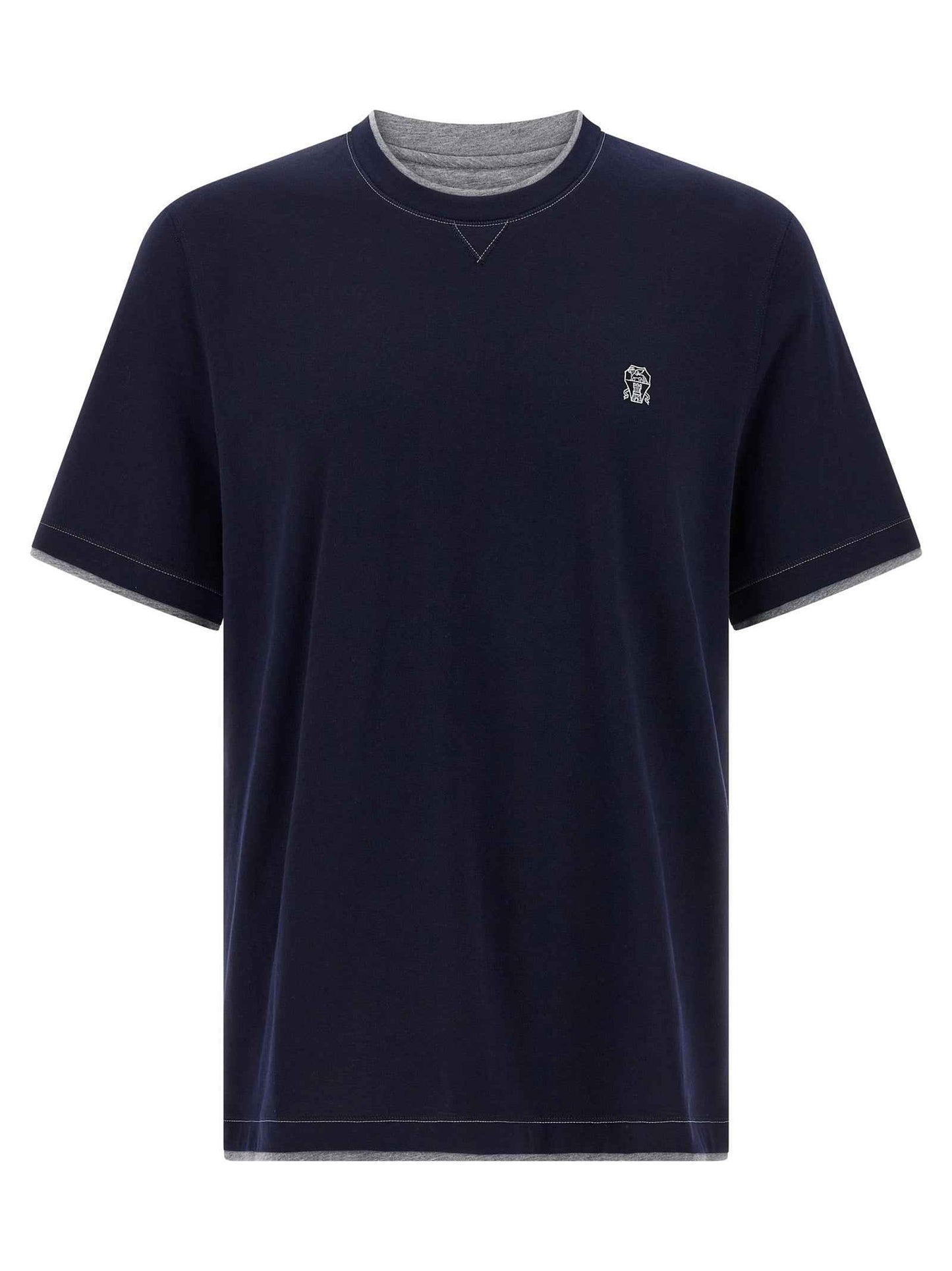Blue Cotton T-Shirt