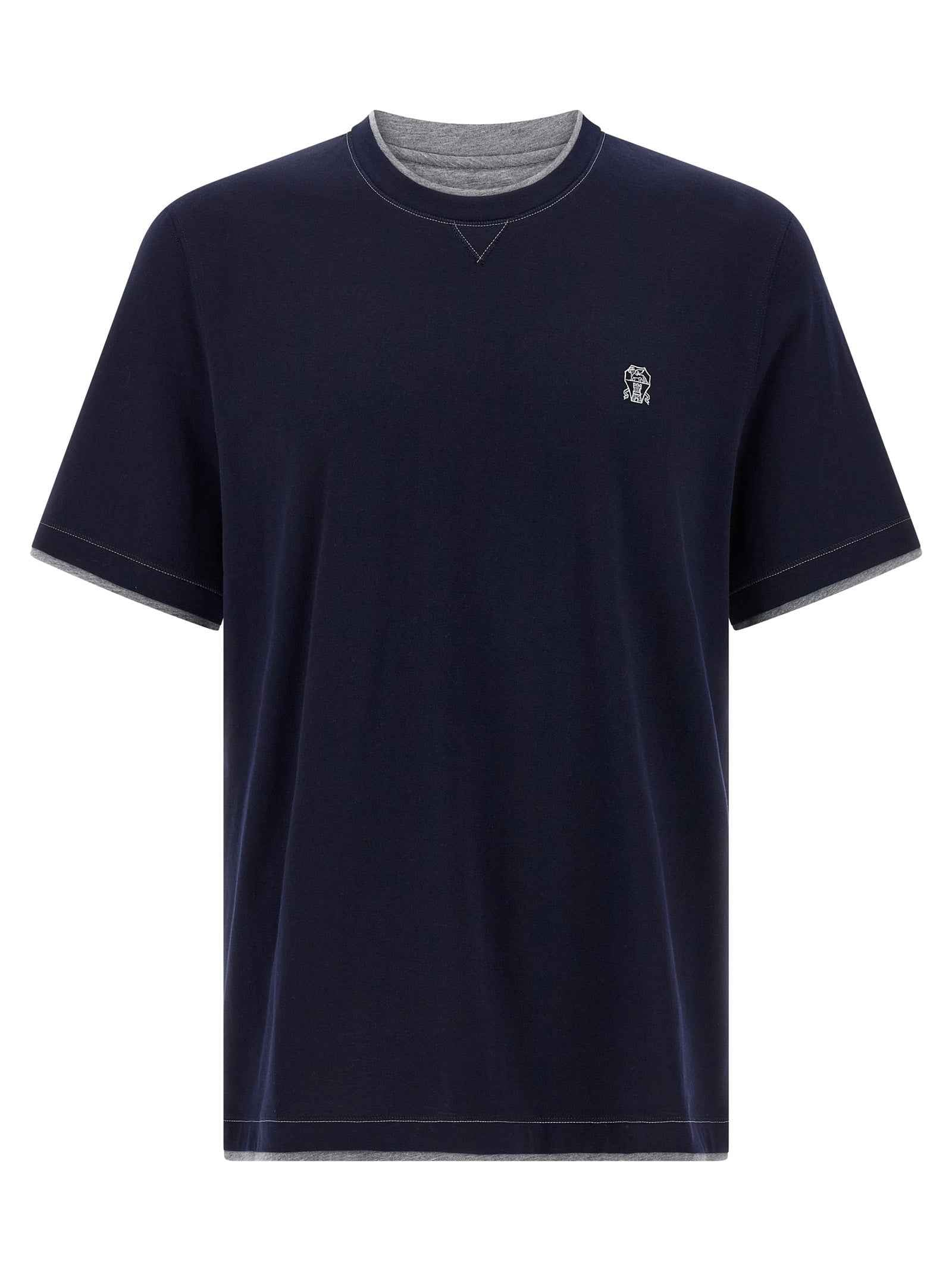 Blue Cotton T-Shirt