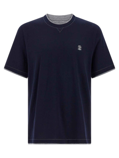 Blue Cotton T-Shirt