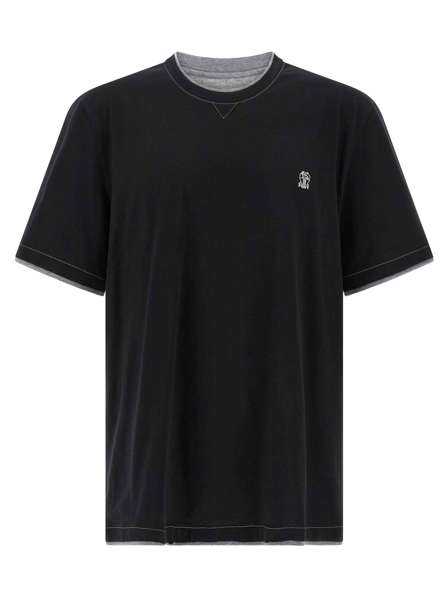 Black Cotton T-Shirt