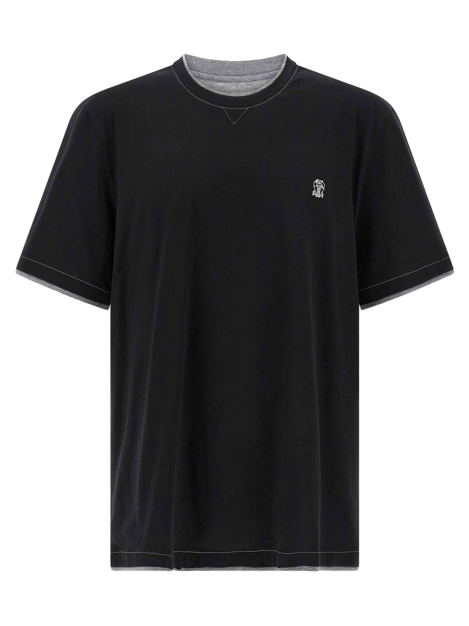 Black Cotton T-Shirt