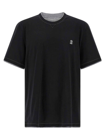 Black Cotton T-Shirt