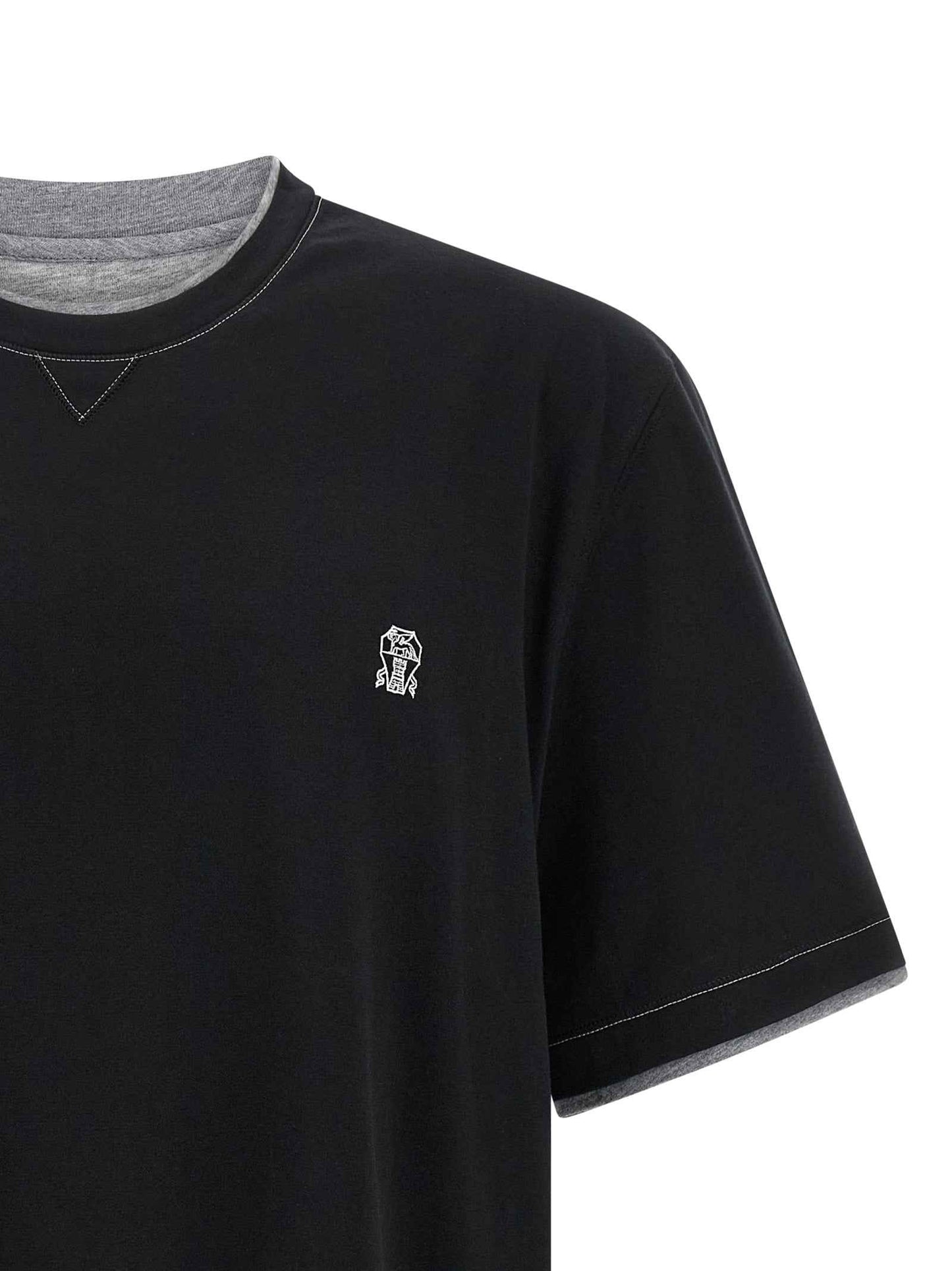 Black Cotton T-Shirt