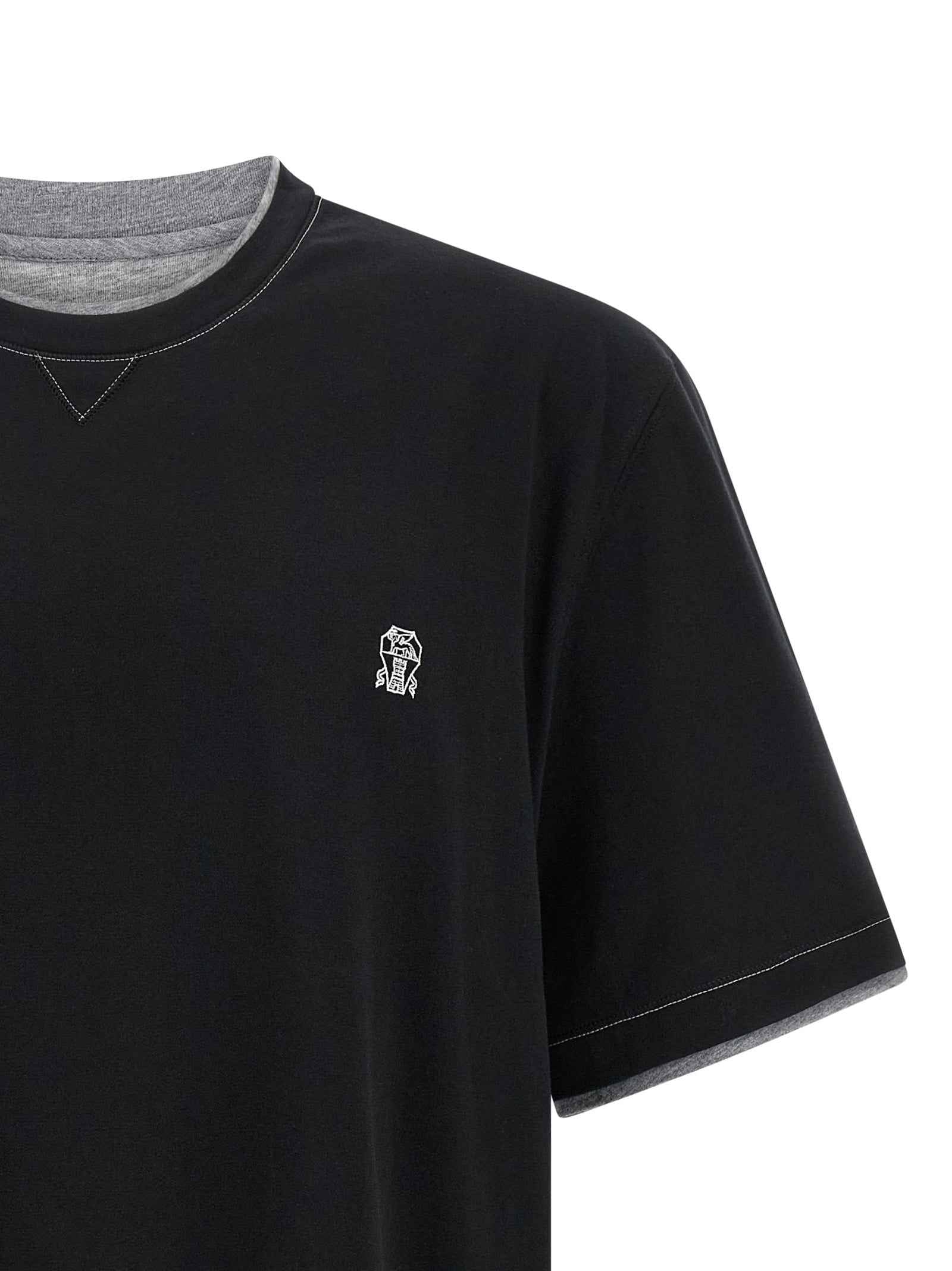 Black Cotton T-Shirt