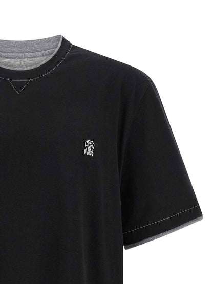Black Cotton T-Shirt