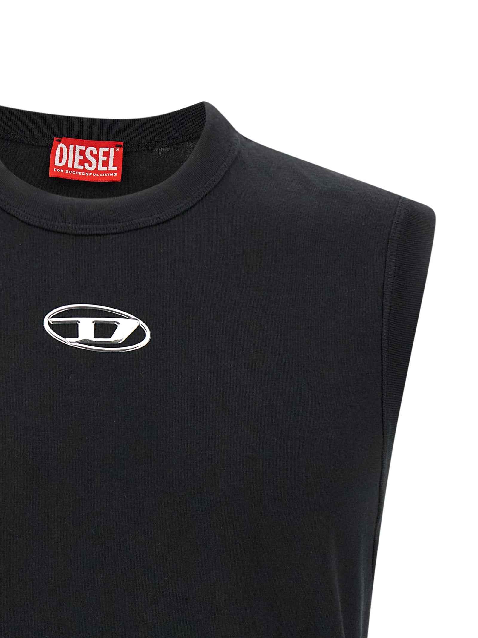 Black Cotton T-Shirt