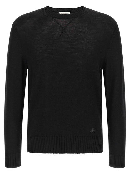 Black Virgin Wool Cardigan