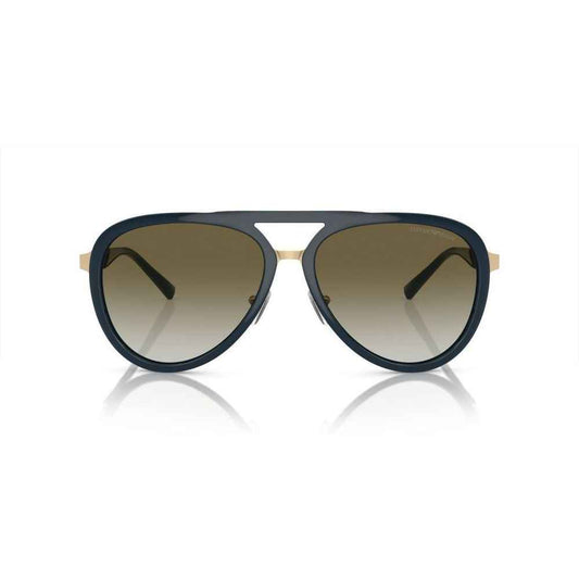 Blue Metal Sunglasses