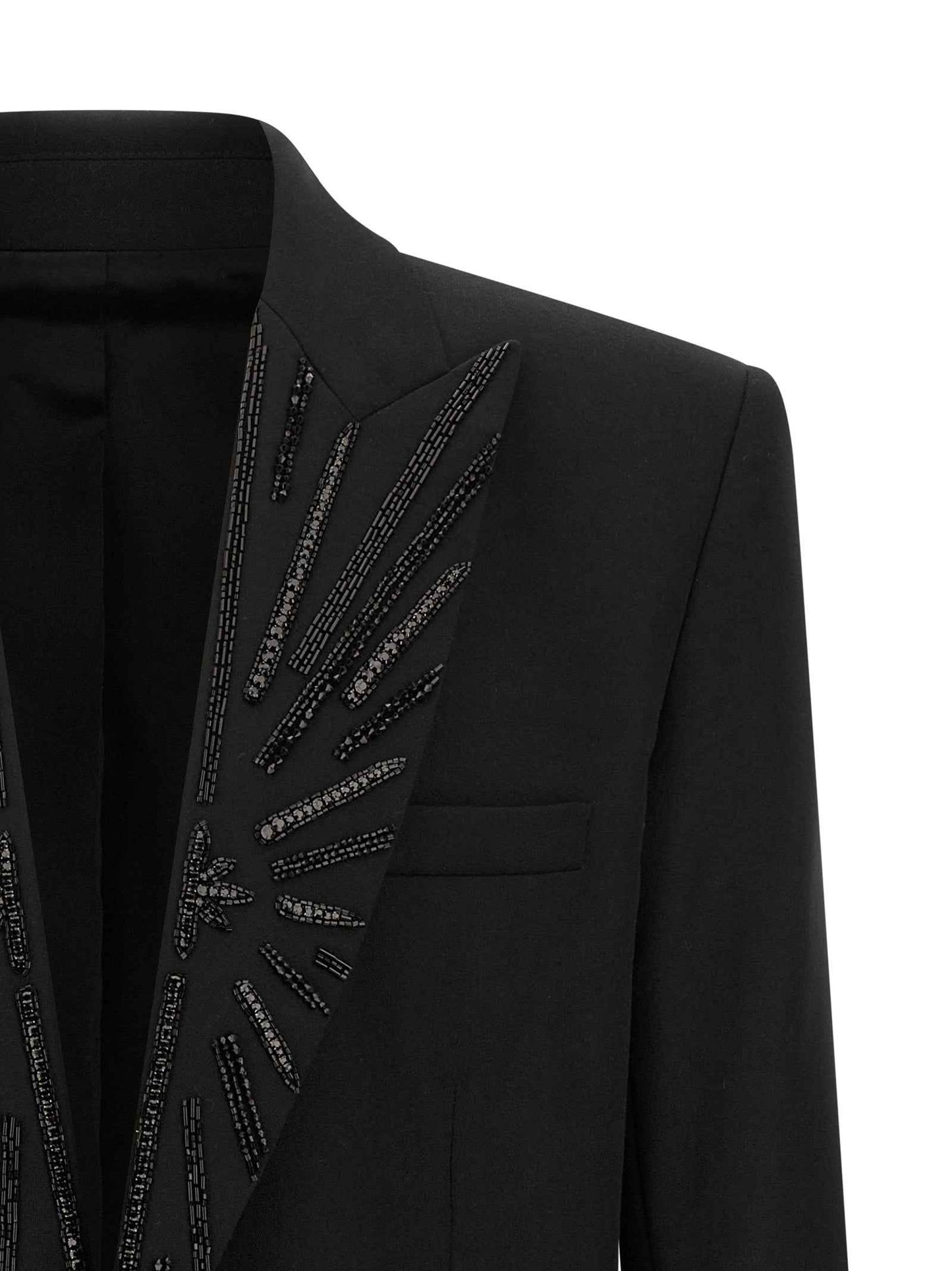 Black Virgin Wool Blazer