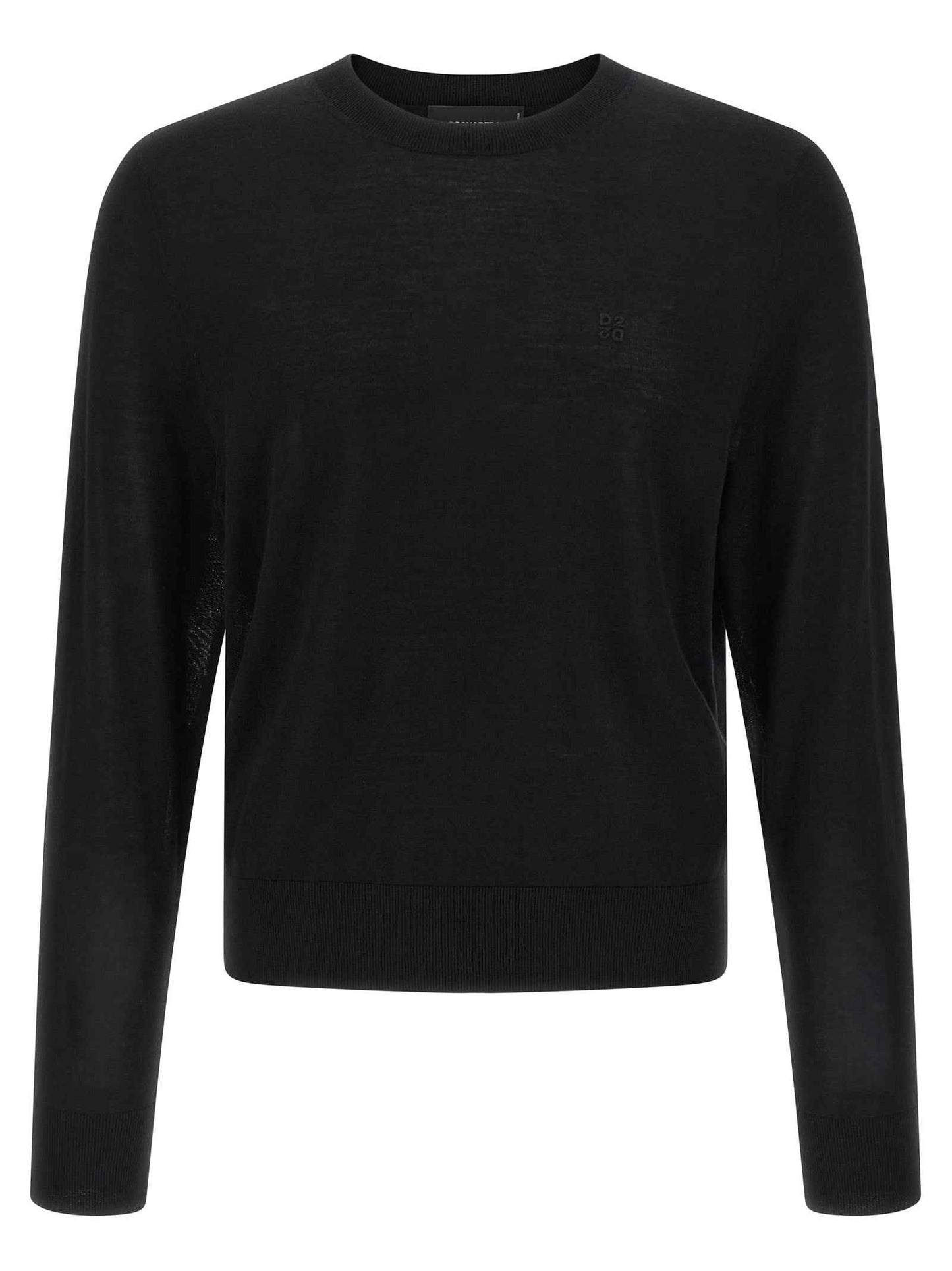 Black Wool Cardigan