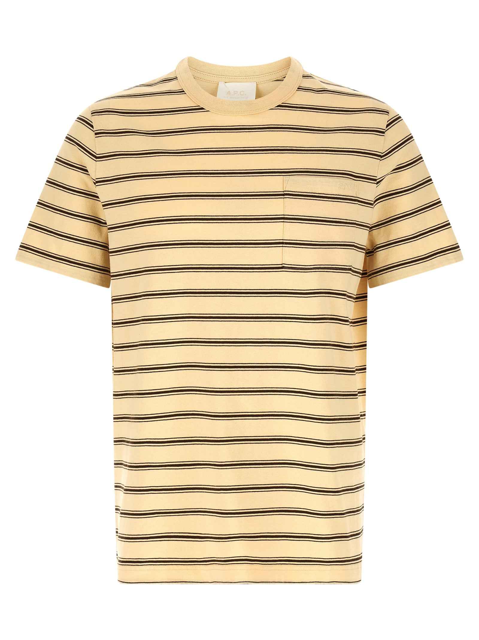 Beige Cotton T-Shirt
