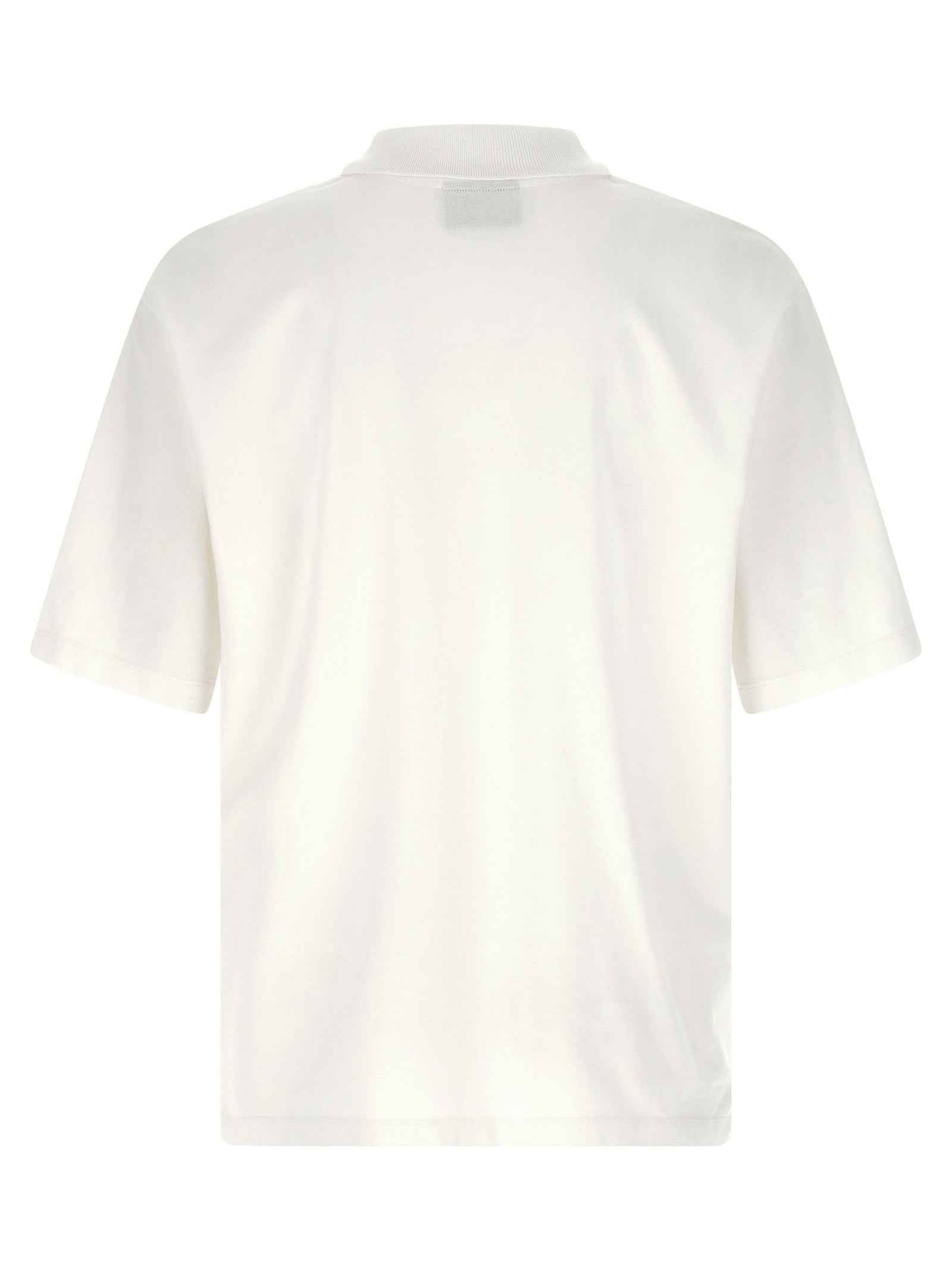 White Cotton Polo Shirt