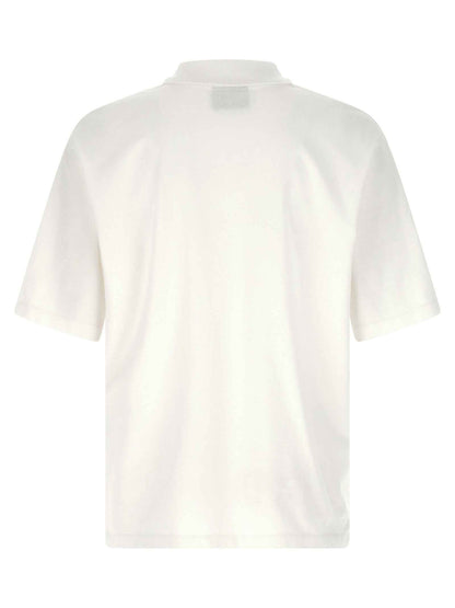 White Cotton Polo Shirt