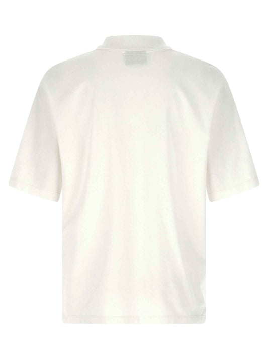 White Cotton Polo Shirt