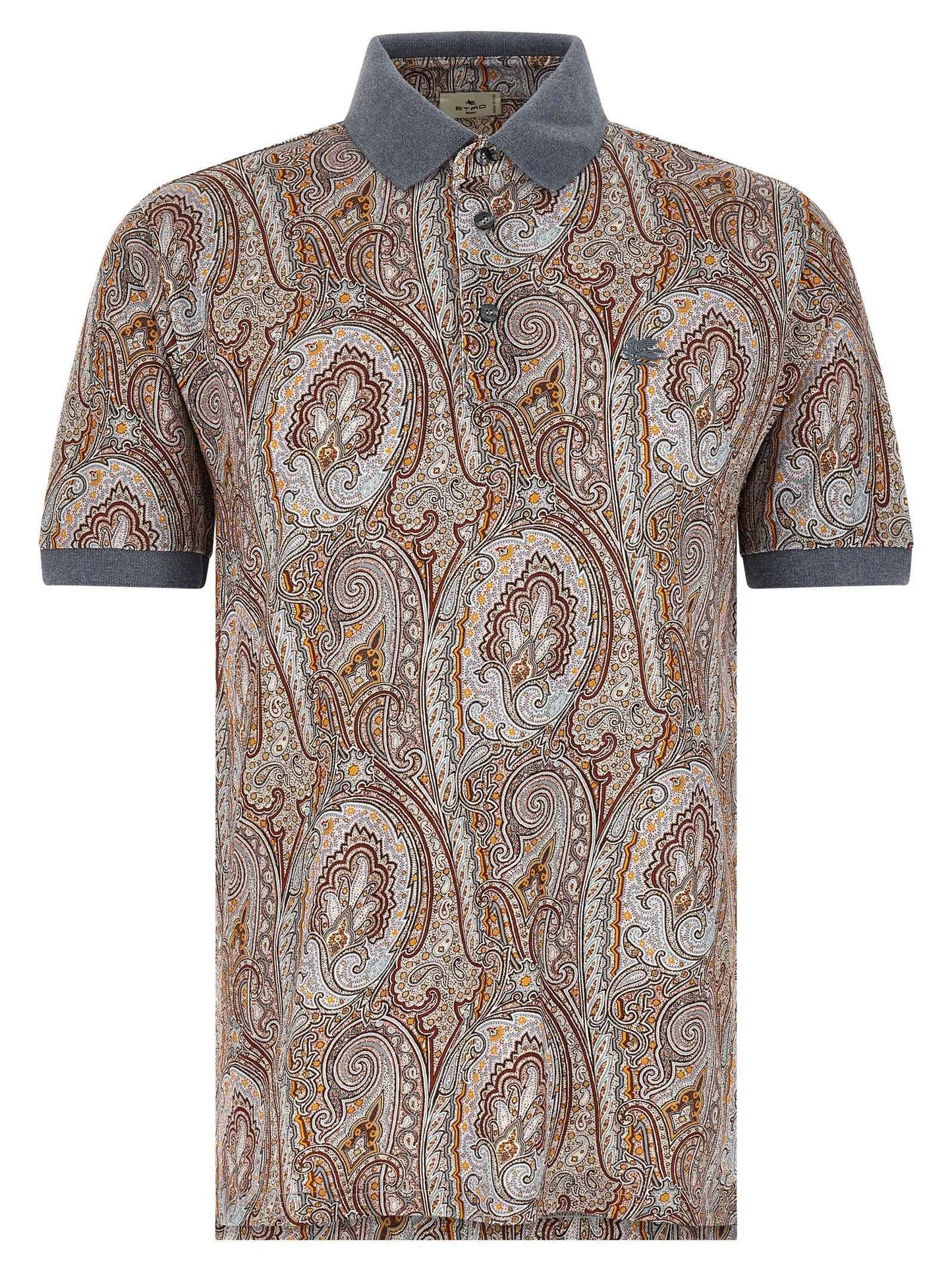 Multicolor Cotton Polo Shirt