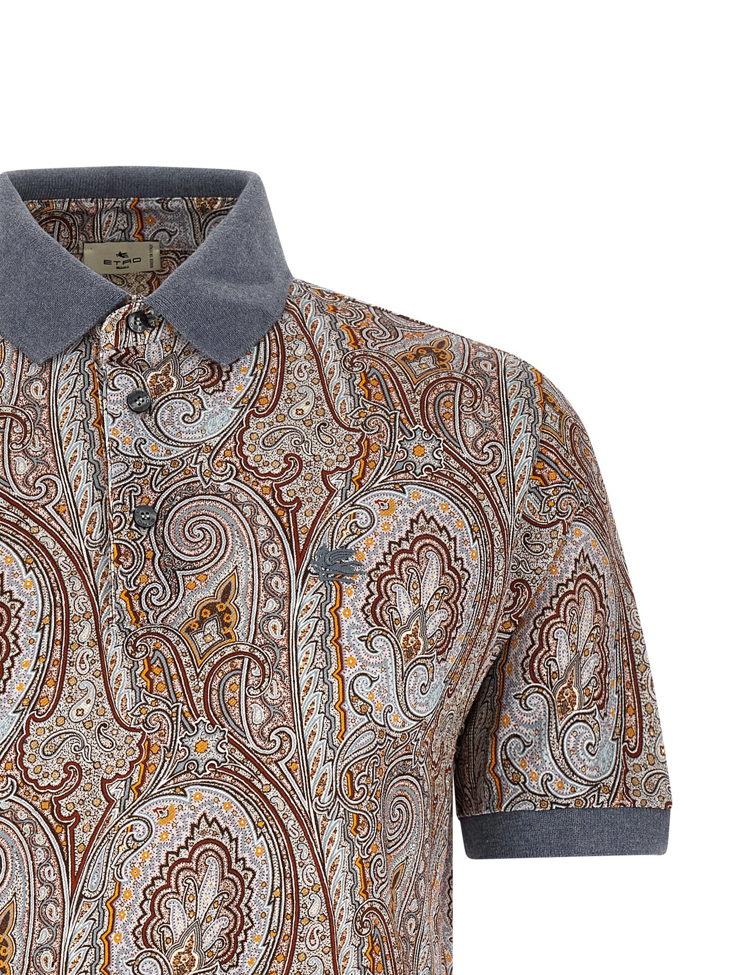 Multicolor Cotton Polo Shirt