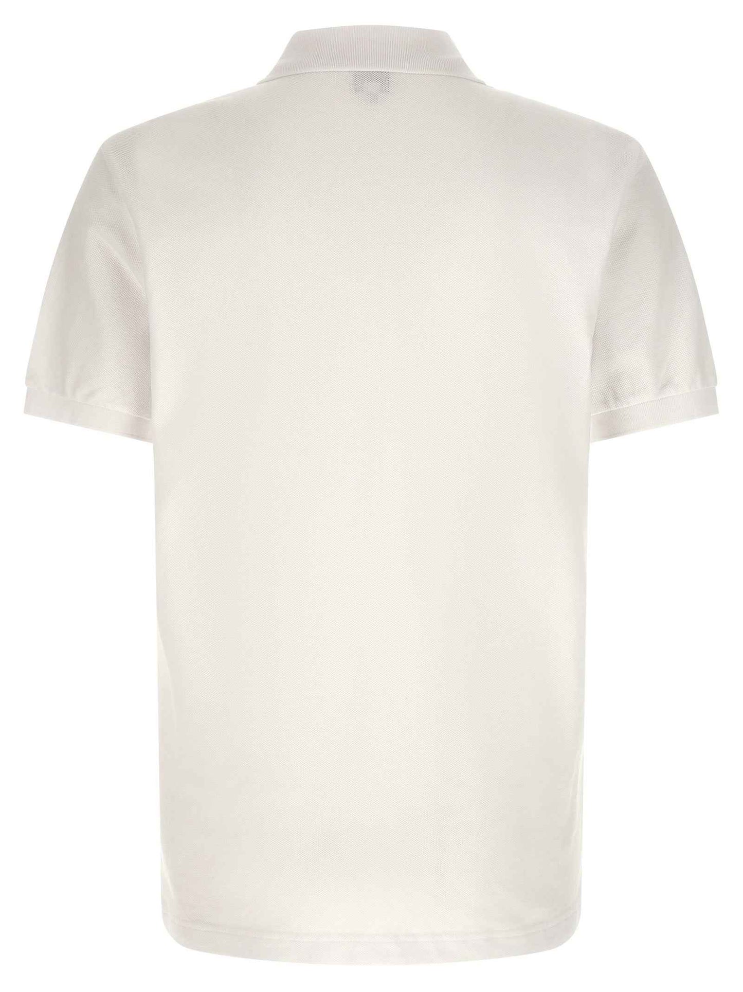 White Cotton Polo Shirt