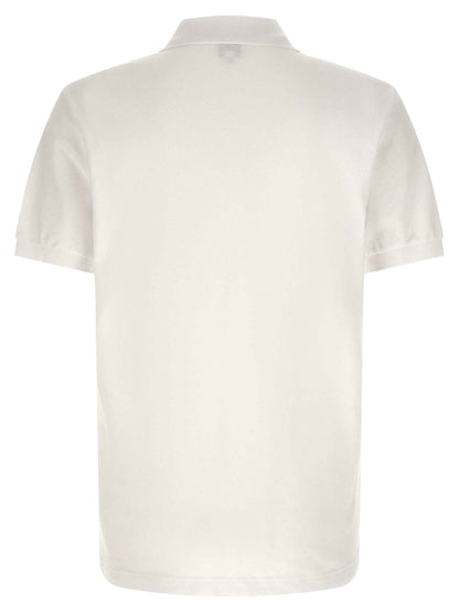 White Cotton Polo Shirt