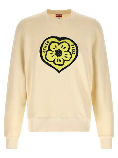 Beige Cotton Sweatshirt