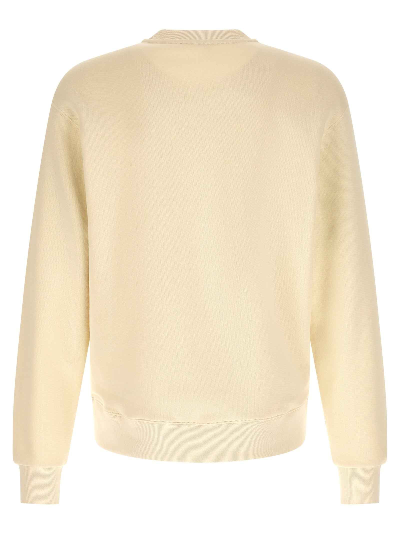 Beige Cotton Sweatshirt