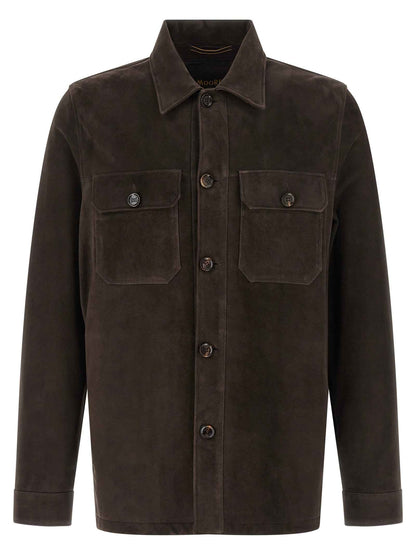 Brown Lamb Leather Leather Jacket