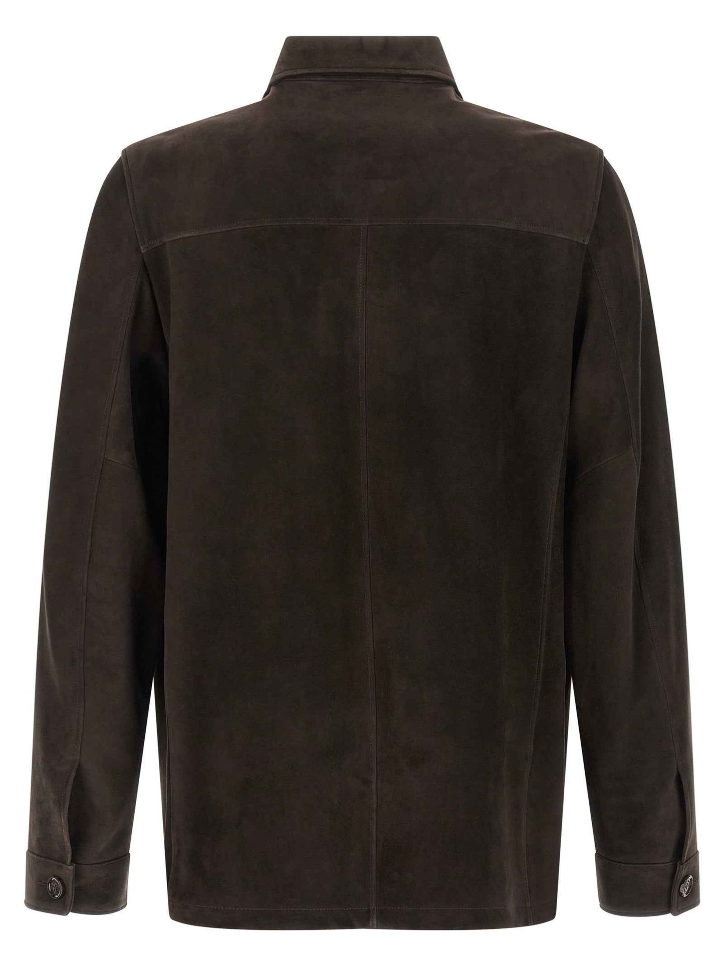 Brown Lamb Leather Leather Jacket