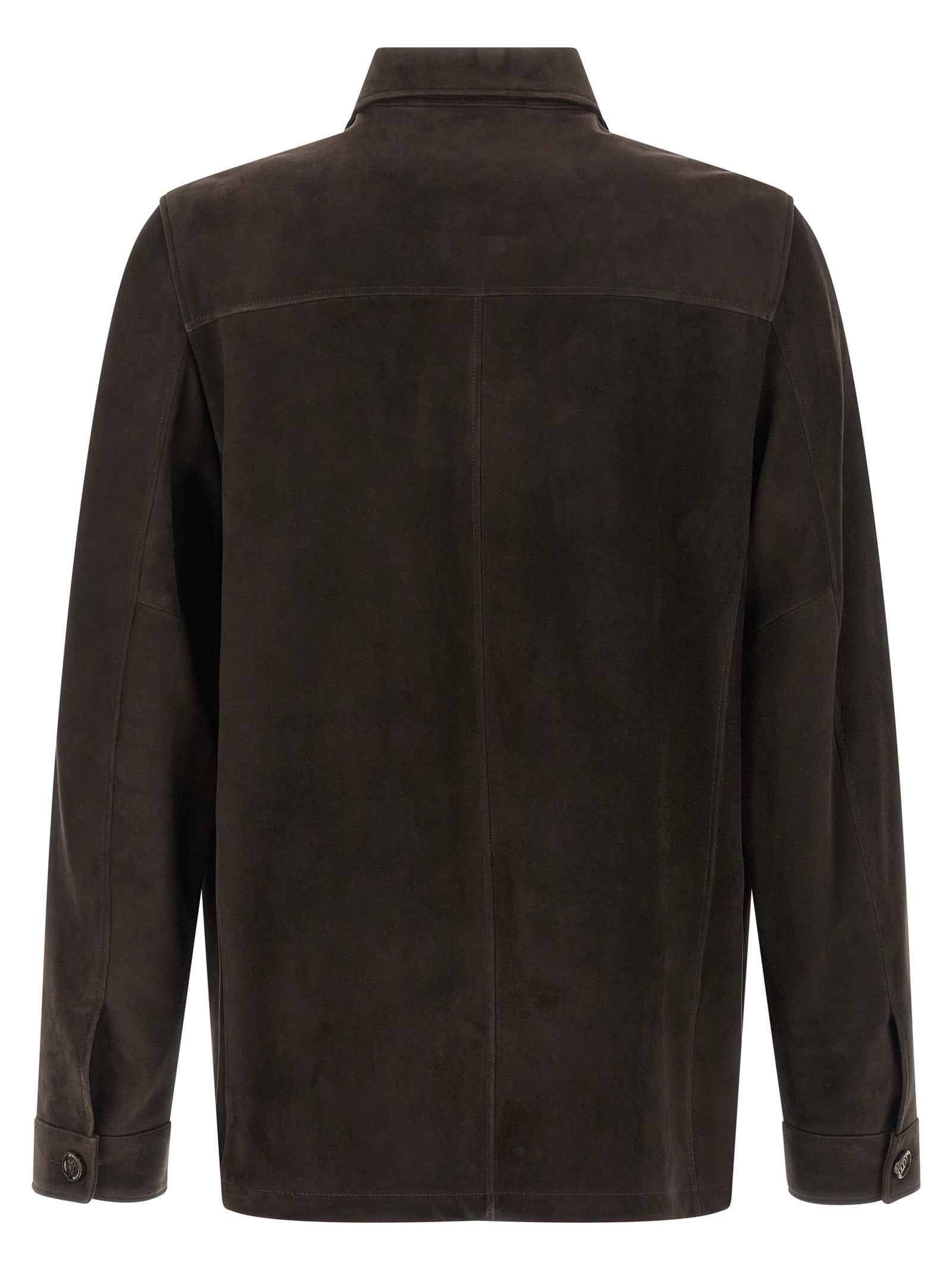 Brown Lamb Leather Leather Jacket