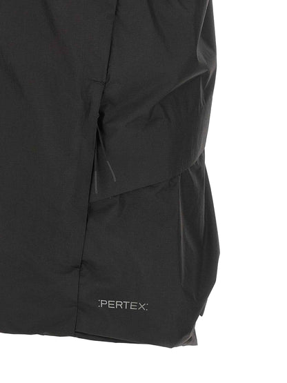 Black Polyamide Sleeveless Jacket