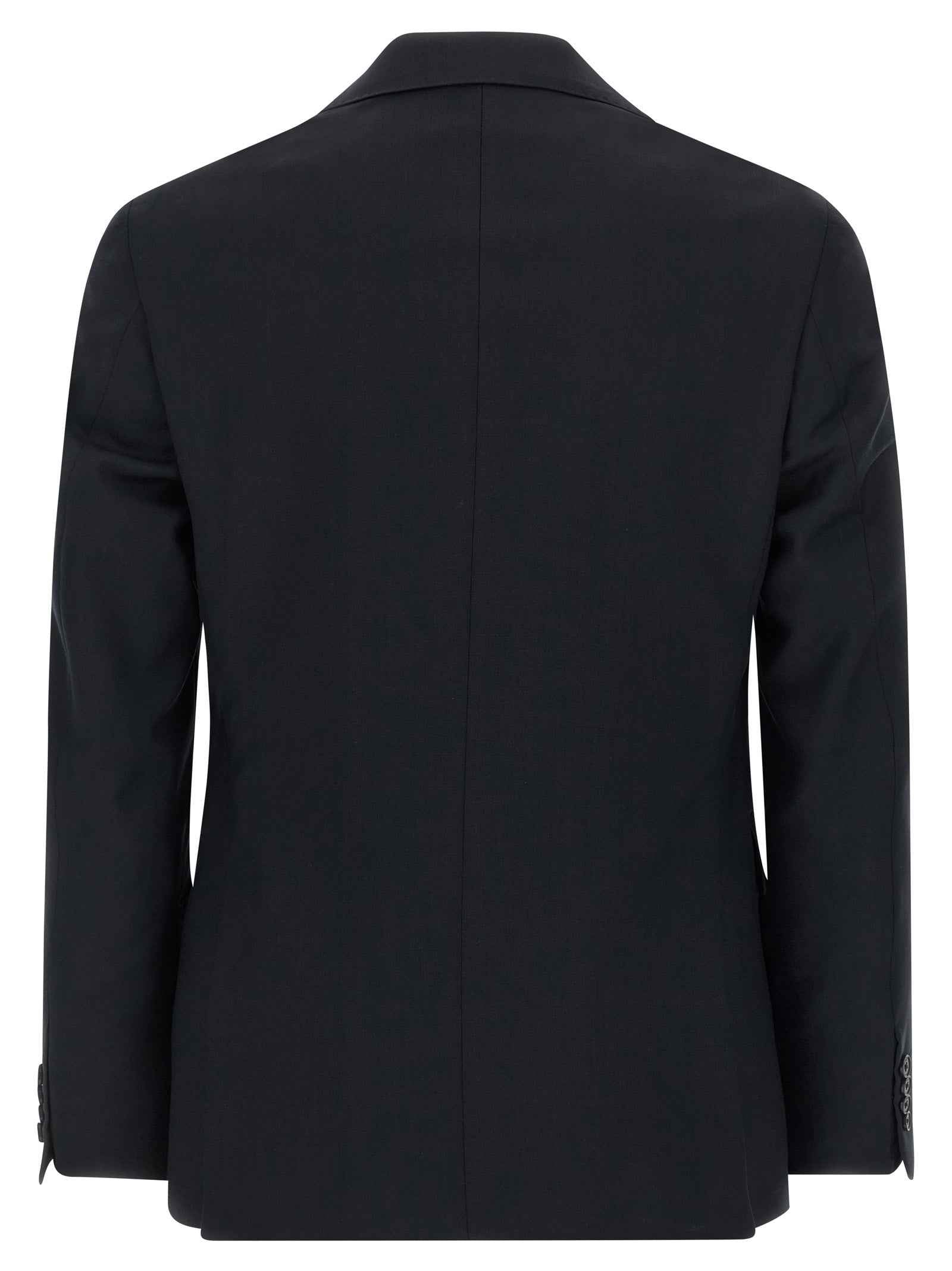 Blue Wool Two-Piece Suit