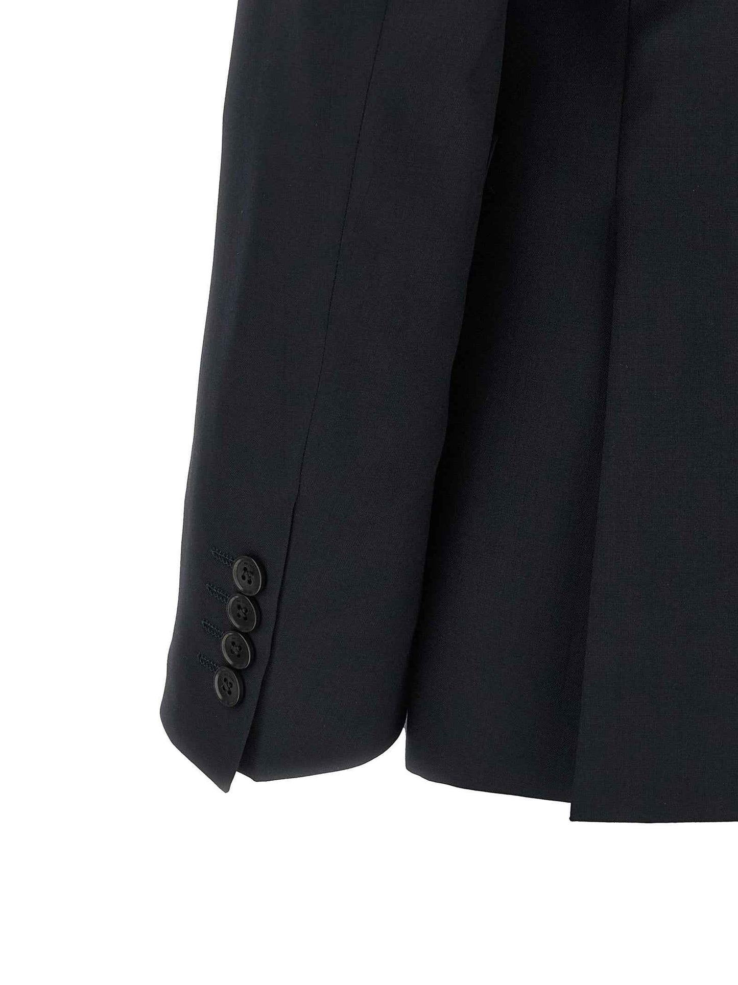 Blue Wool Two-Piece Suit