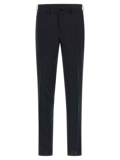 Blue Wool Two-Piece Suit