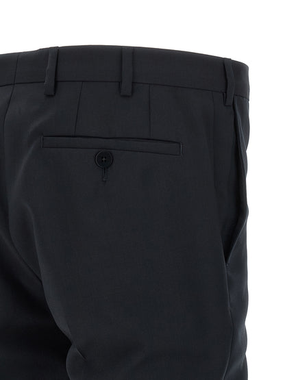 Blue Wool Two-Piece Suit