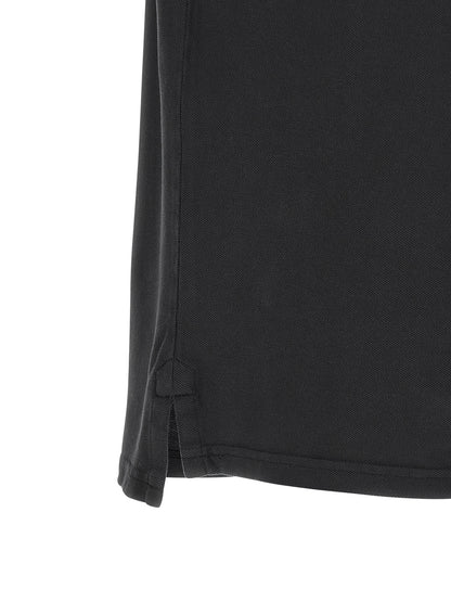 Black Cotton Polo Shirt