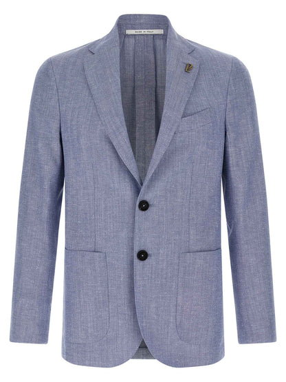 Blue Wool Blazer