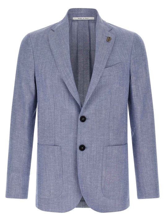 Blue Wool Blazer