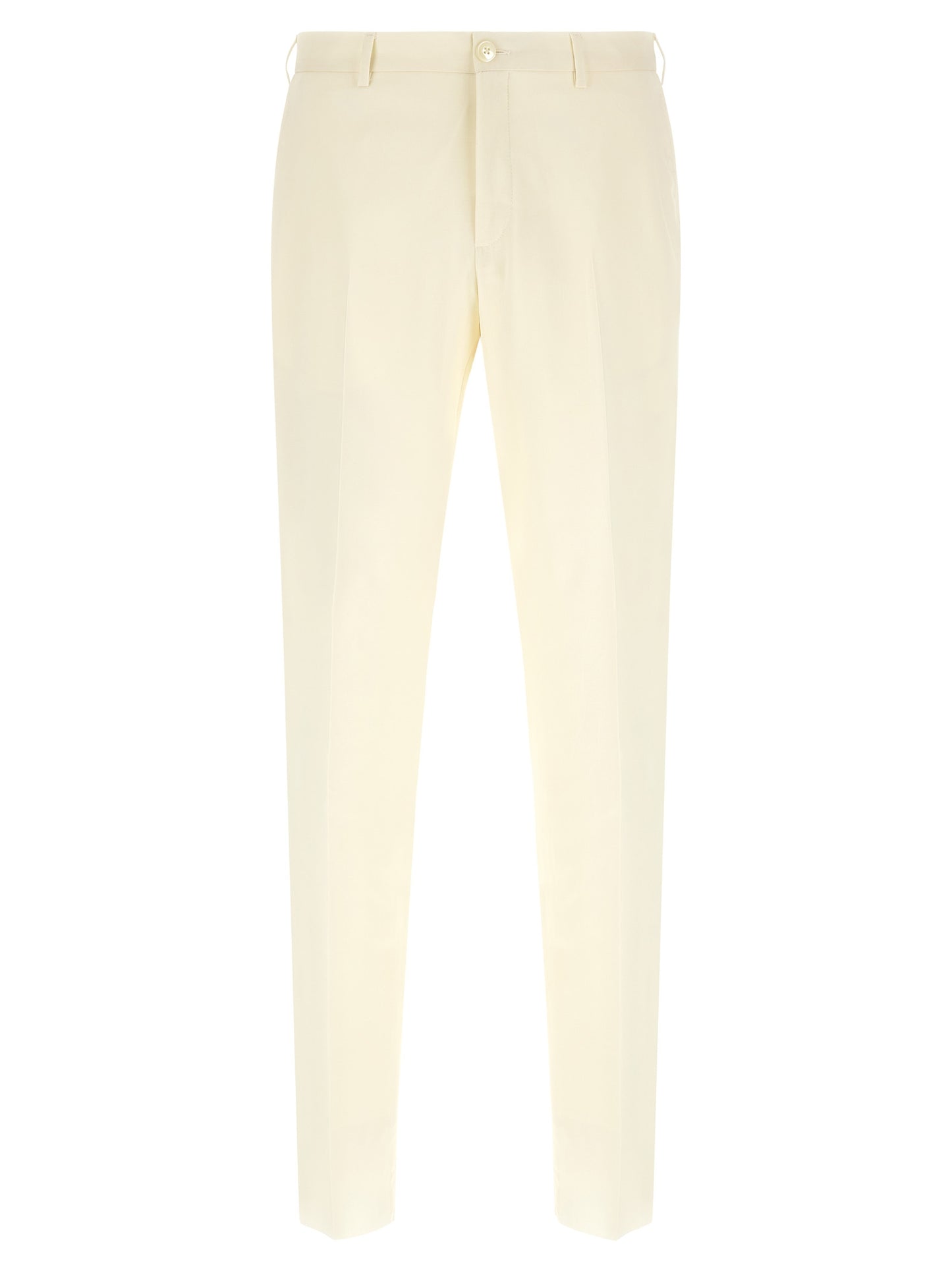 White Wool Two-Piece Suit