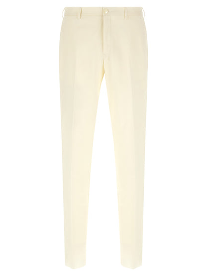 White Wool Two-Piece Suit