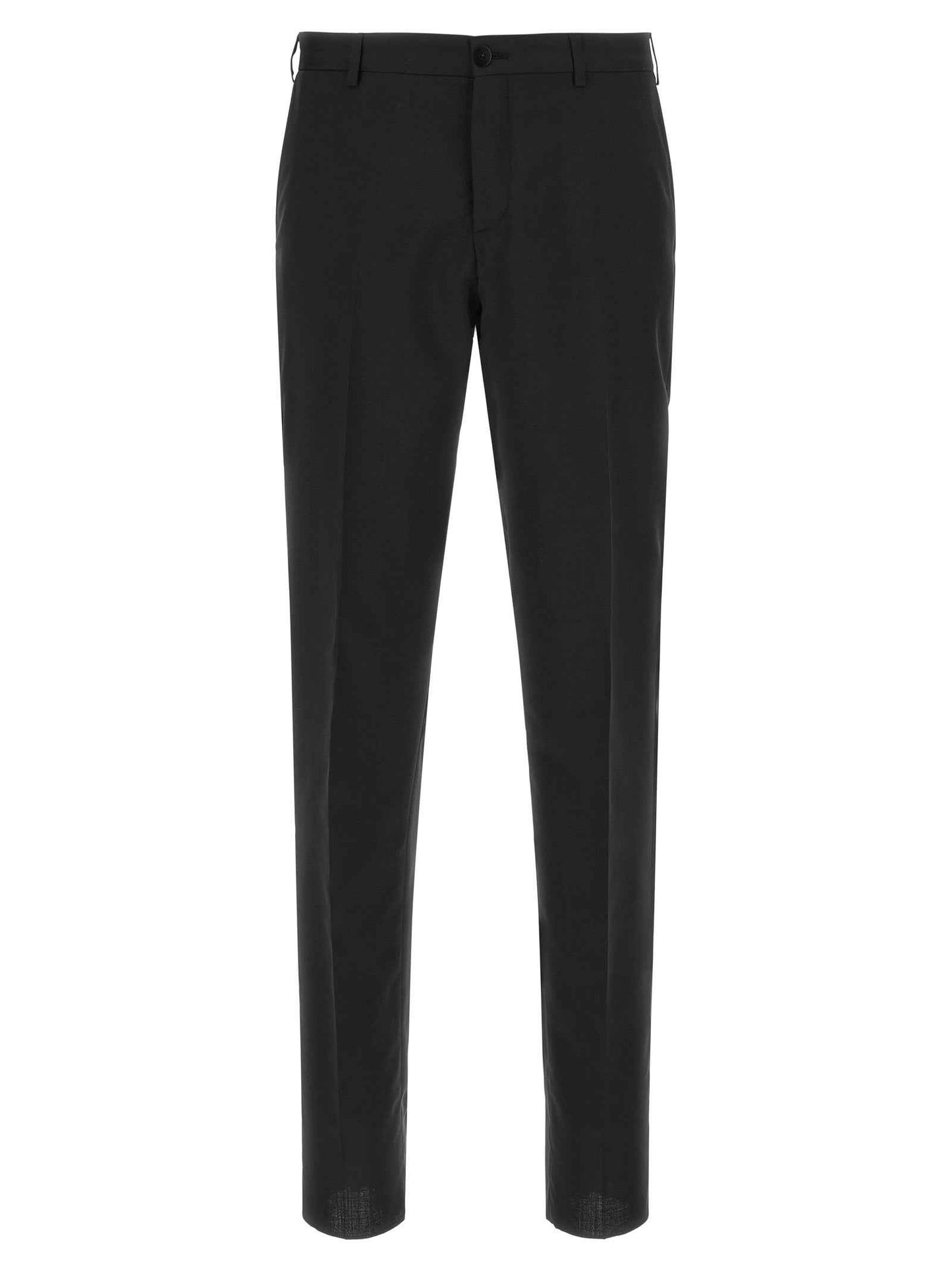 Black Wool Two-Piece Suit