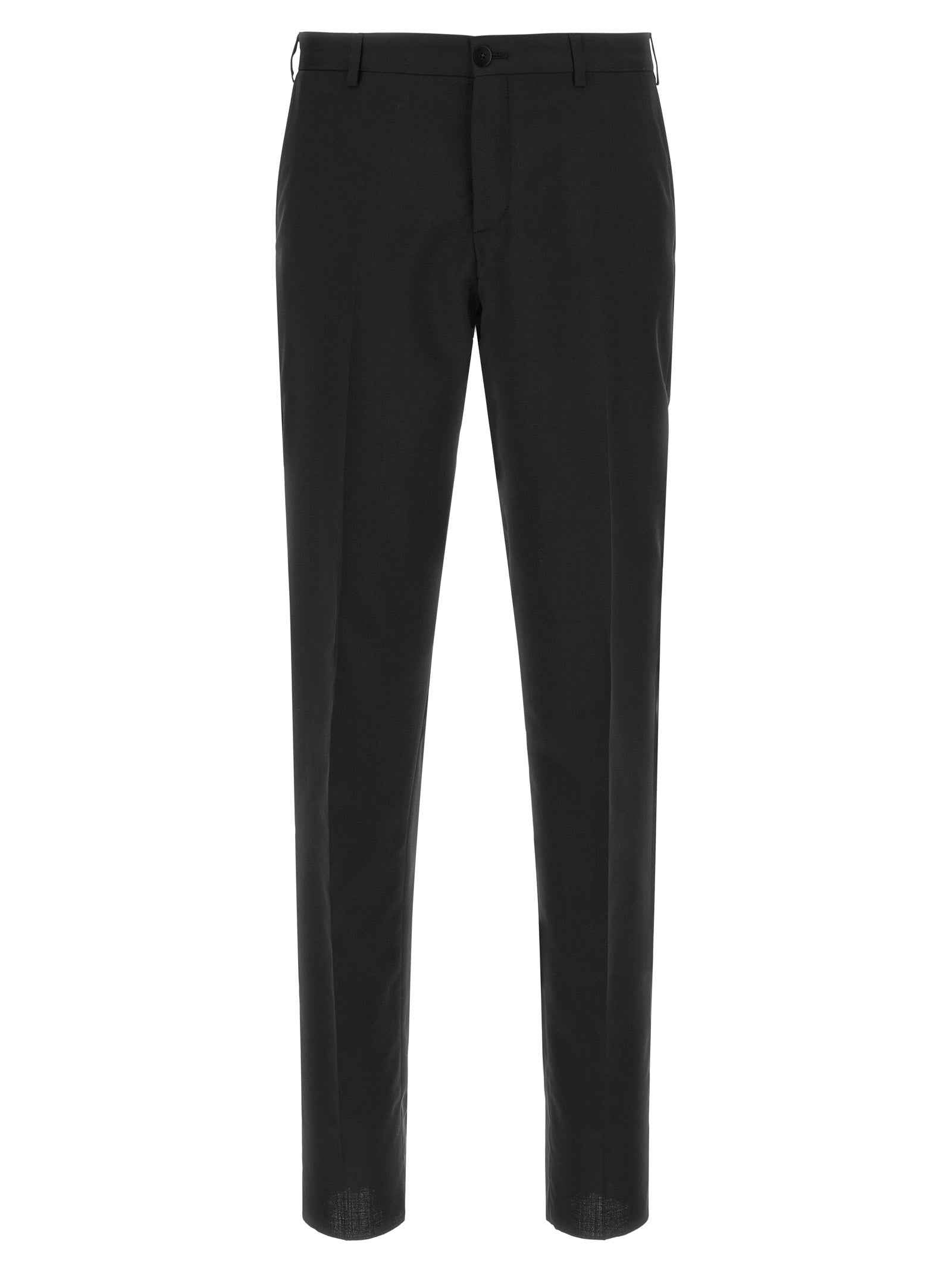 Black Wool Two-Piece Suit