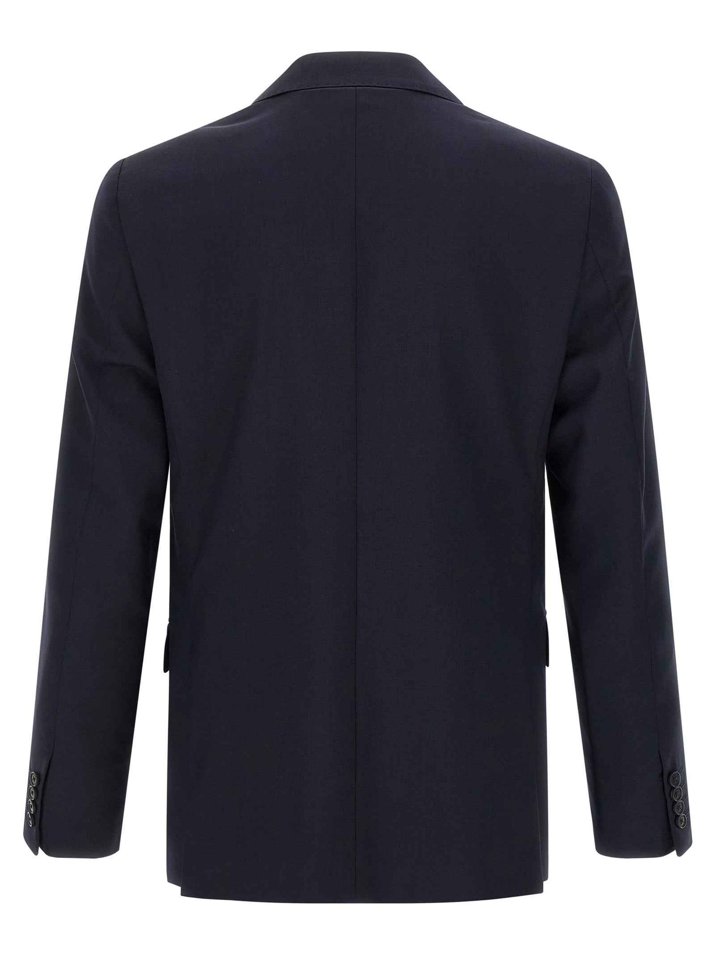 Blue Wool Two-Piece Suit