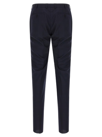 Blue Wool Two-Piece Suit