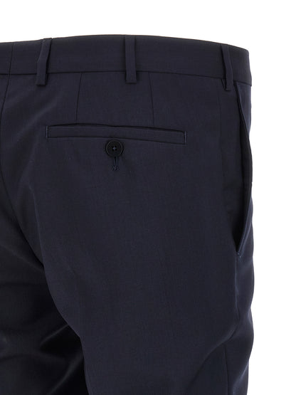 Blue Wool Two-Piece Suit
